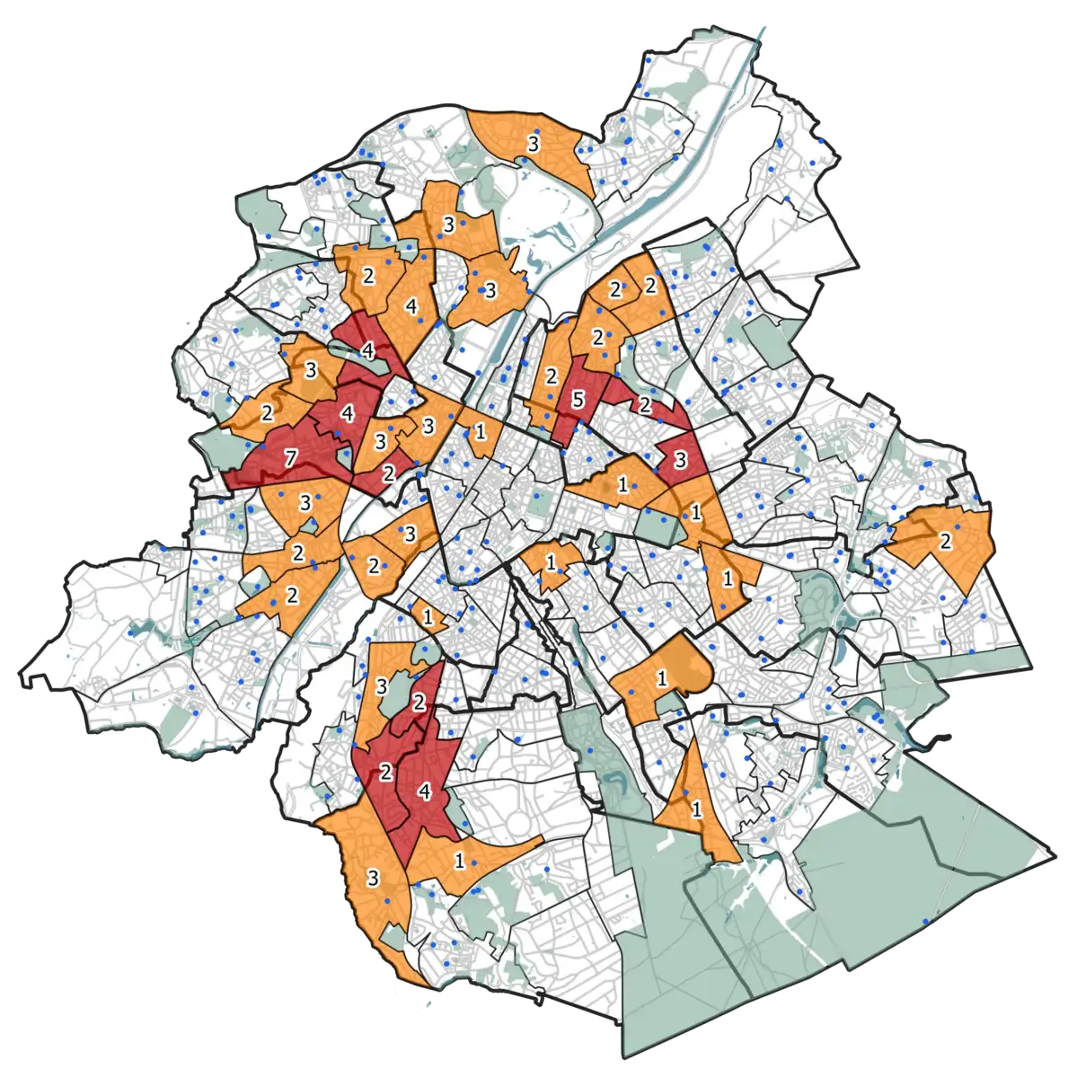 Carte stratégique pour le développement du maillage jeu en 2022