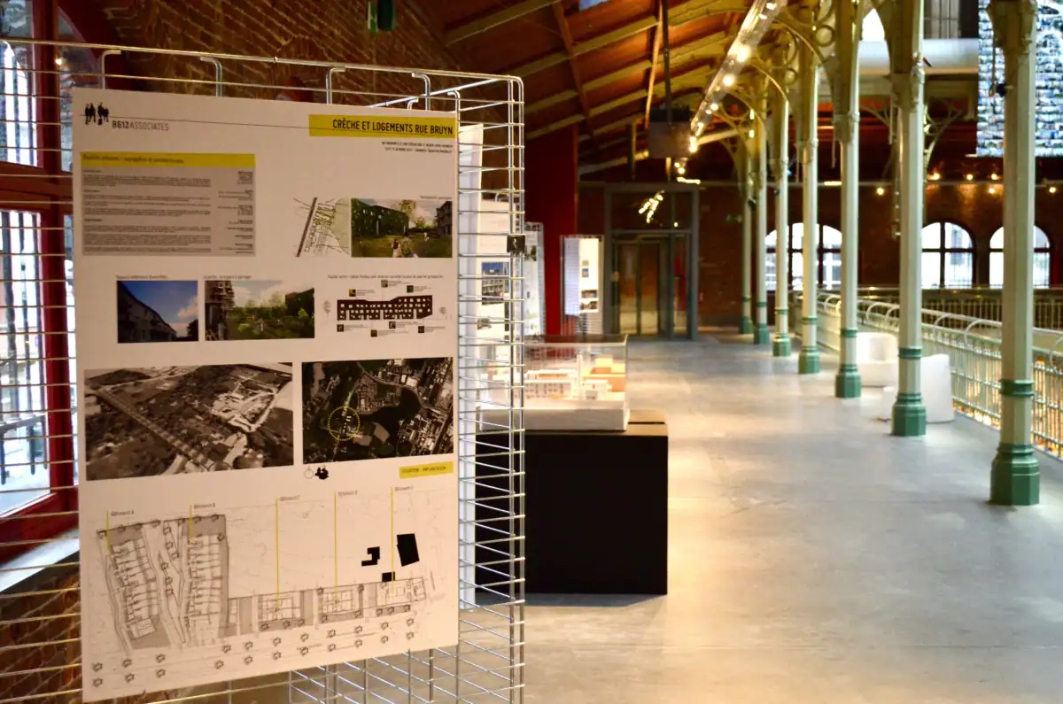 Photo de l'expo Halle Saint Gery pour Facilitateur Quartier Durable